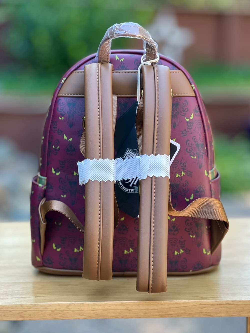 Loungefly Haunted Mansion Stretching Room Portraits Backpack and Wallet Set NWT - Picture 3 of 16